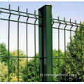 Peach Pillar Galvanized Fence 3D Fence Airport Highway